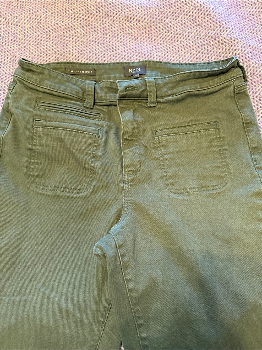 NYDJ Olive Straight-Leg Marilyn Jeans